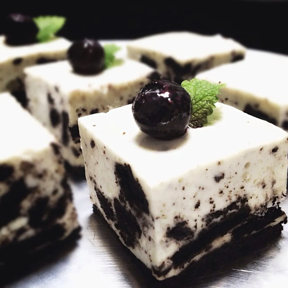 Snapdishの料理写真:Gelatin Cheesecake of Oreo @くららさん|nori.co.jpさん