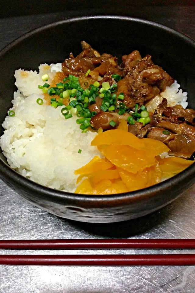 Snapdishの料理写真:ジン串丼|Naoya Ishiharaさん