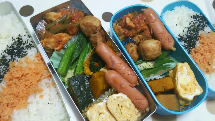 子どもたち弁当8月30日|クッキングおやぢさん