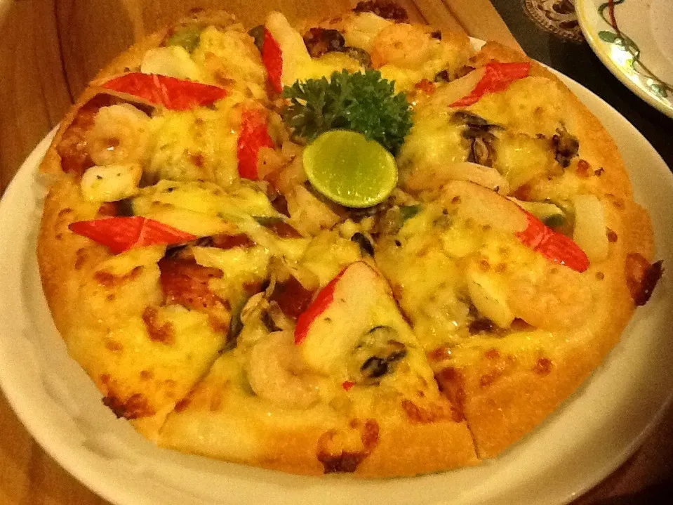 🍕Seafoods pizza🍕|Mare Kieさん