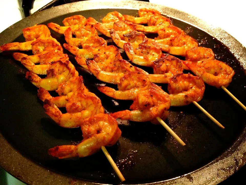 Cayenne shrimp skewers|jamesさん