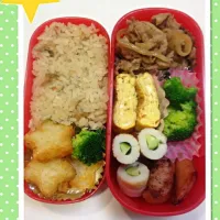 娘のお弁当(*^^*)|ももんがさん