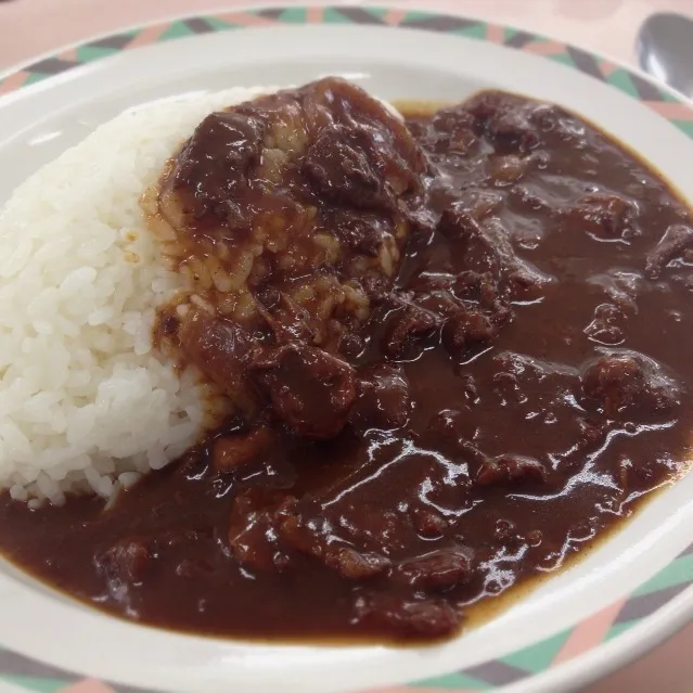 あると食べちゃう。 ハヤシライス at 社員食堂|さるさん