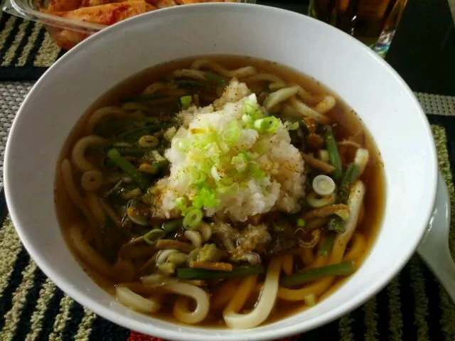 japanese sansai udon with shaved daikon|maymayinloveさん