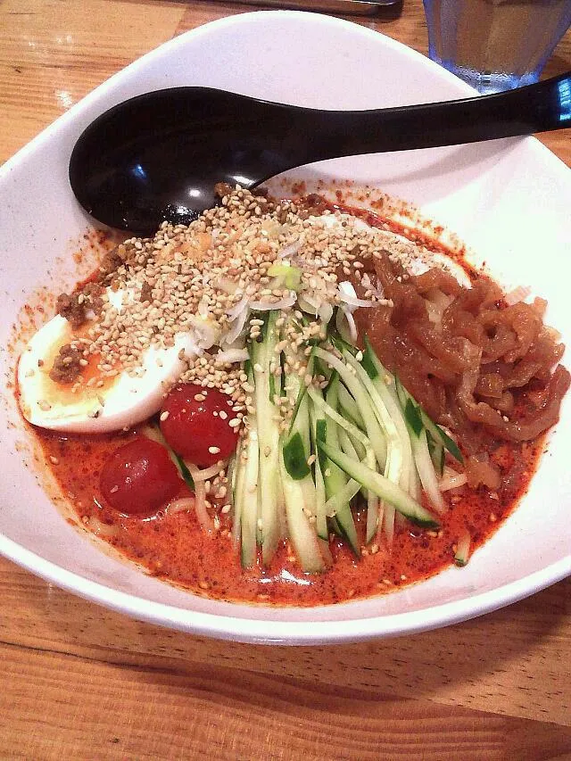 神田錦町・かつぎやの冷やし担々麺|すーさん