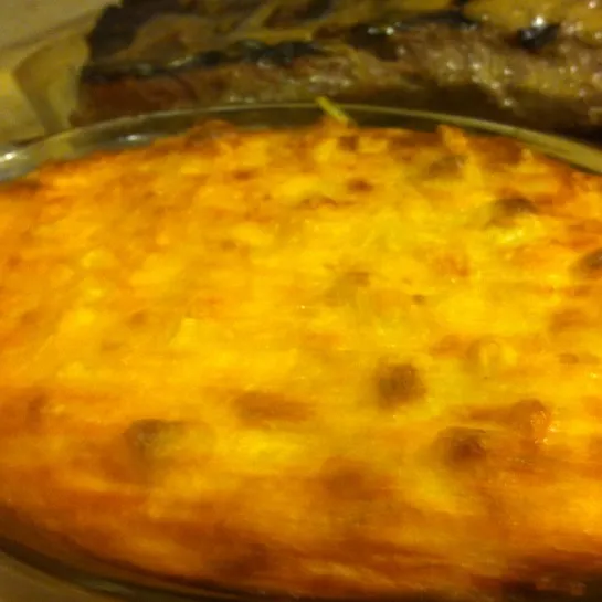 Snapdishの料理写真:Cheesy Potato and corn bake|virginia frasseさん