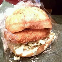 japanese korokke burger|maymayinloveさん