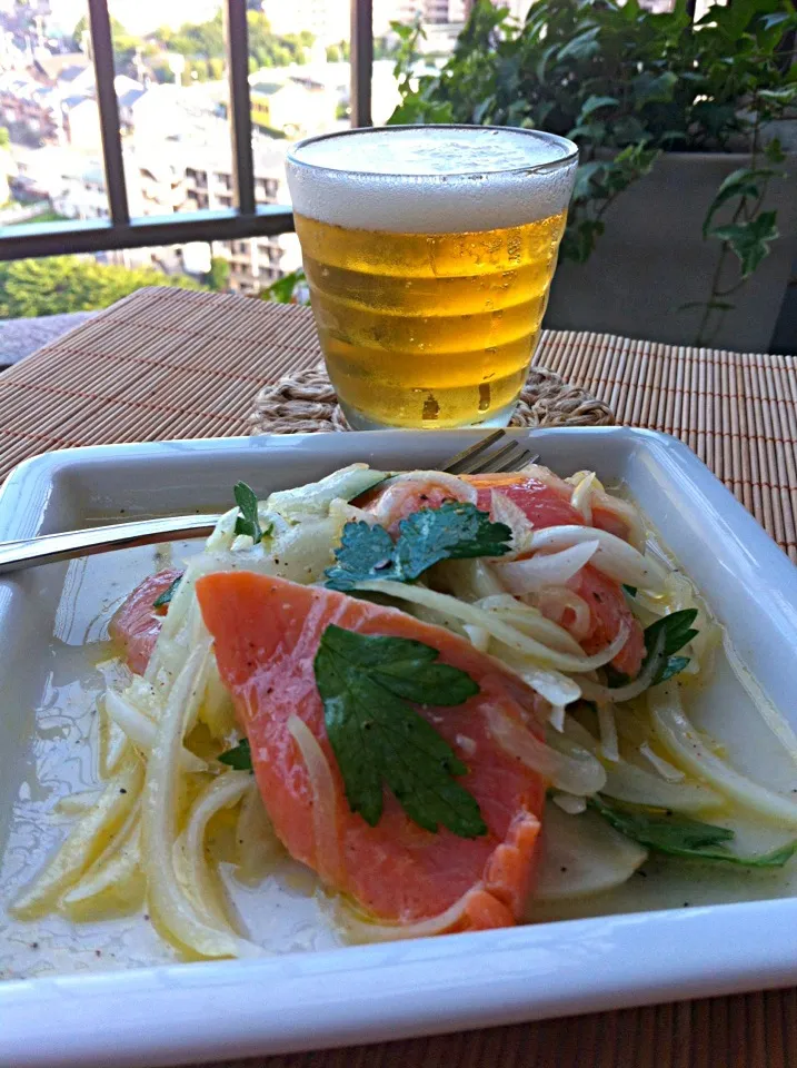 シカの梅酢〜サッパリサーモン🍺|いよこ🍻さん