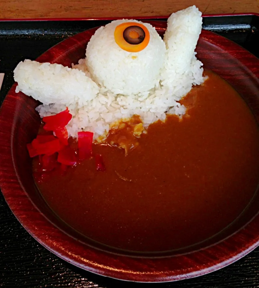 Snapdishの料理写真:目玉おやじカレー|yukinciさん