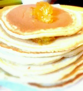 pancakes#orange jam|ceccaさん