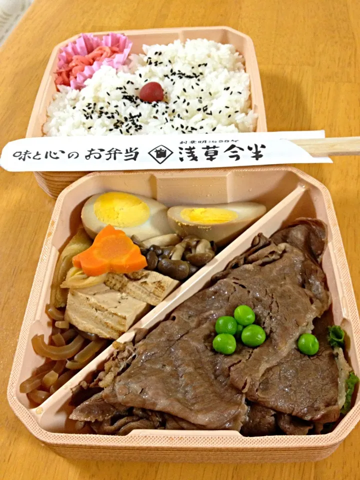 重ねすき焼弁当|hirohさん