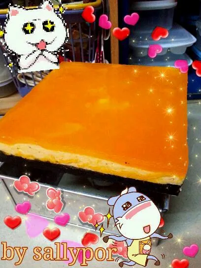 orange chilled cheese cake ~~|Sally Por Li Pengさん