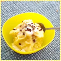 Homemade banana ice cream