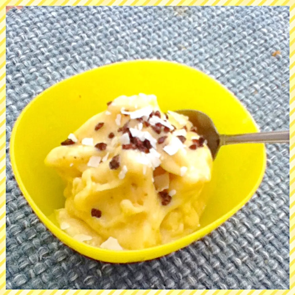 Homemade banana ice cream|Sai linさん