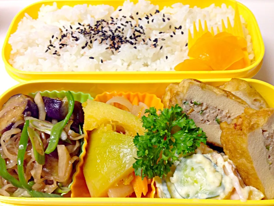 Snapdishの料理写真:日替わり弁当|Miwako Tomizawaさん