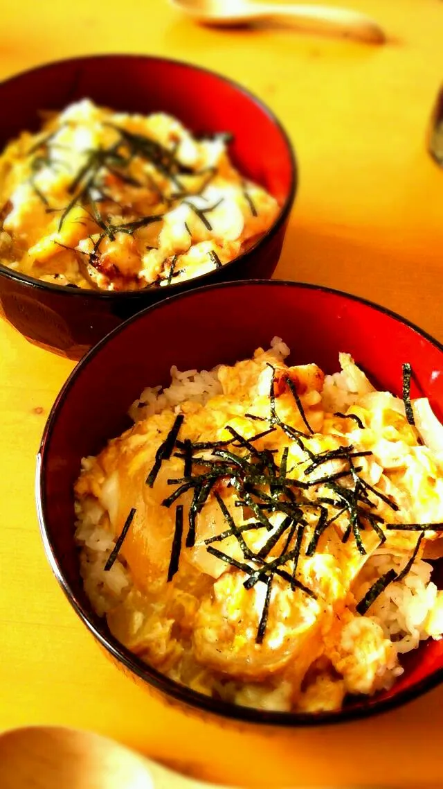 今日の二人ランチ★トロトロ親子丼♪|ちはるさん