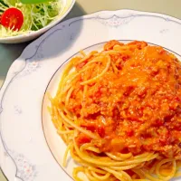 カニのトマトクリームパスタ|shoさん