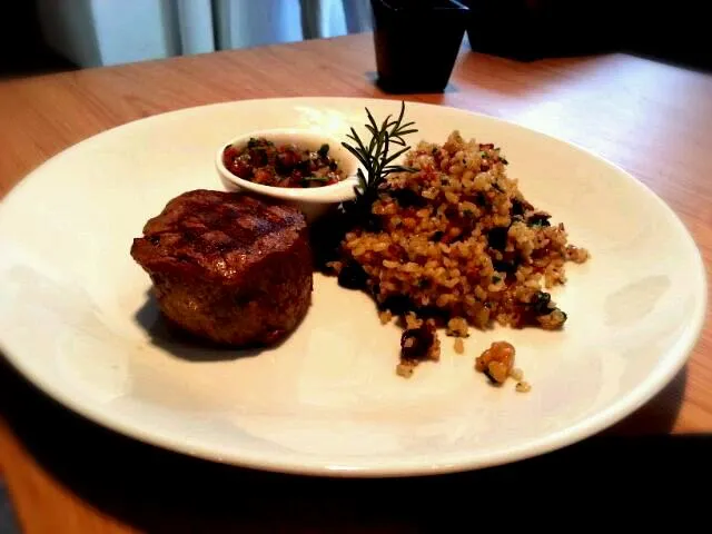 Steak com Arroz Mira|Fredさん