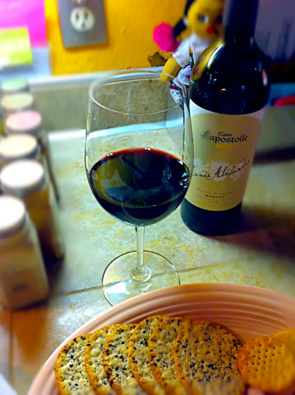 Merlot, Cheese & Crackers|Joさん