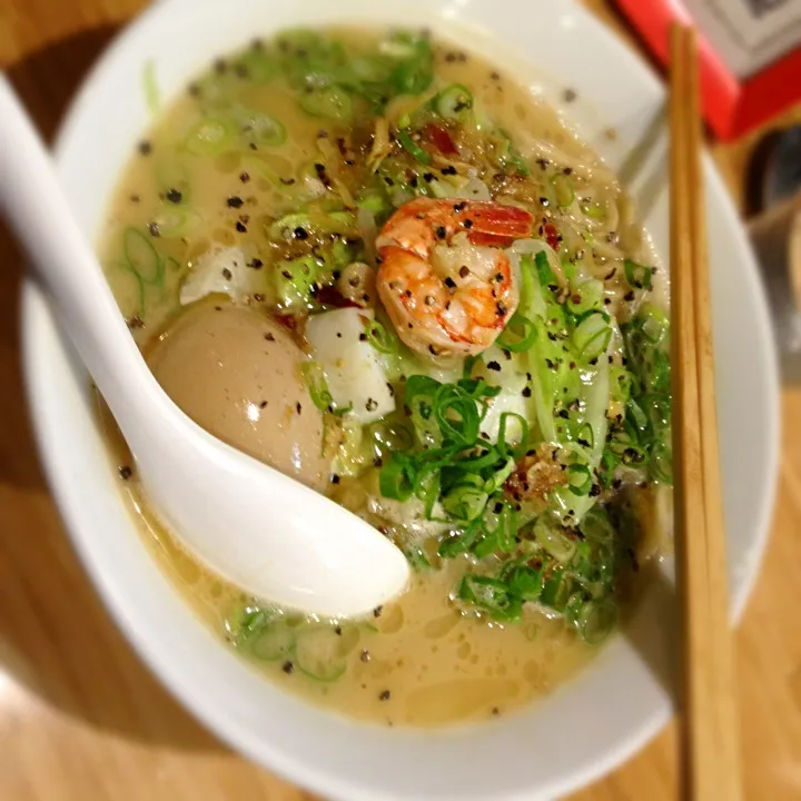 大好きなラーメン屋さんのシーフードラーメン(*^_^*)|藤原 宝娟さん