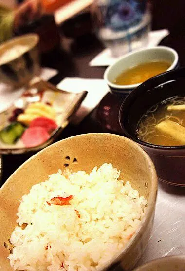 〆の蟹炊き込み御飯♪|ちぃちゃんさん