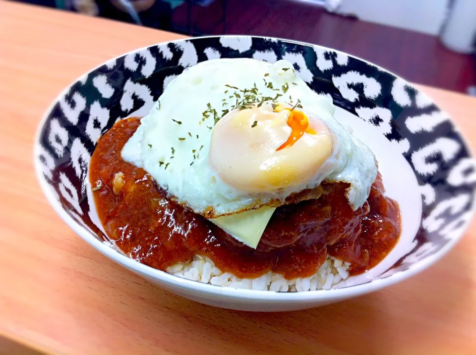 Snapdishの料理写真:Loco moco rice bowl|mayumi hassさん