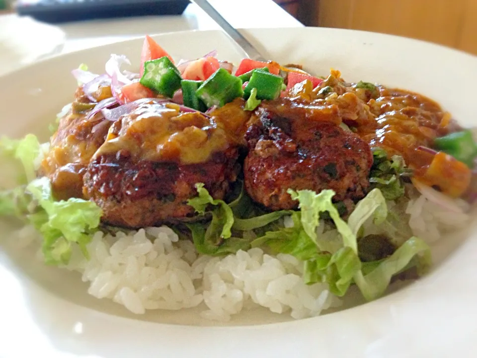 ロコモコ風ワンプレートランチ|ヲルカさん