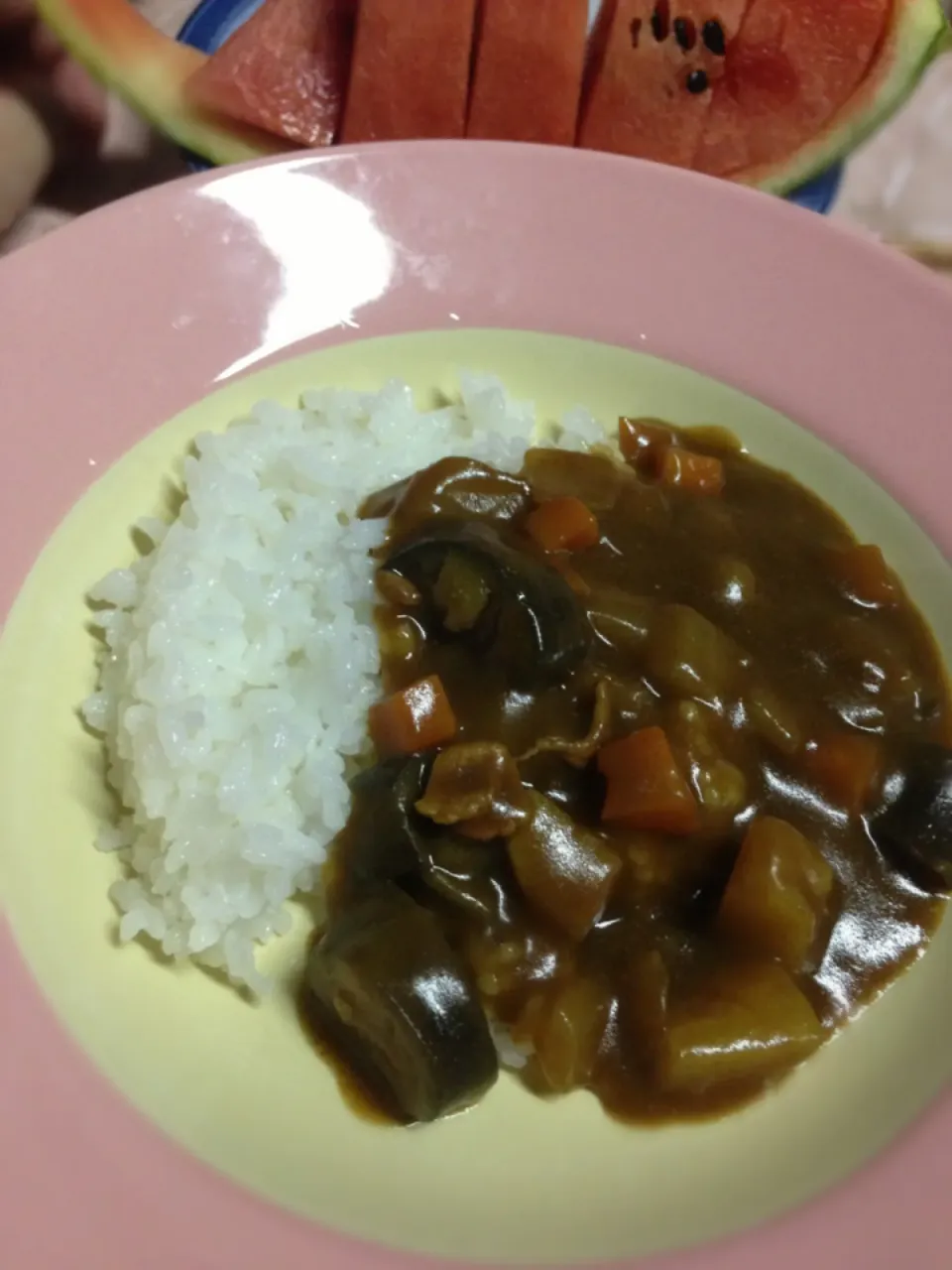 セブンのカレー粉で夏野菜カレーw（＾Ｏ＾）母作w！|❤裕子❤さん