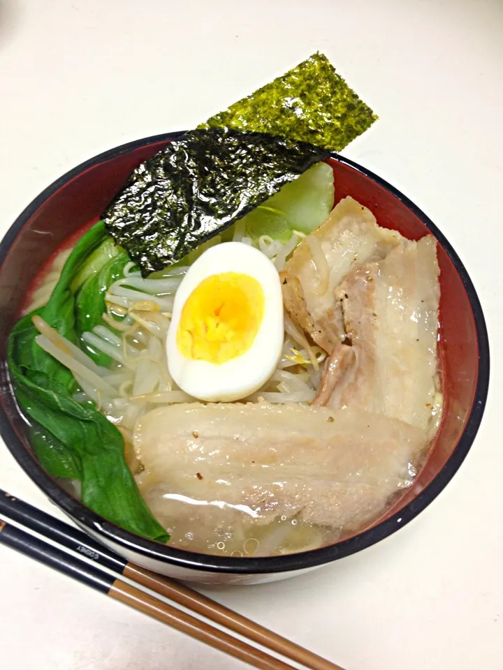 本気の塩ラーメン！（マルちゃん製麺使用）|きこさん