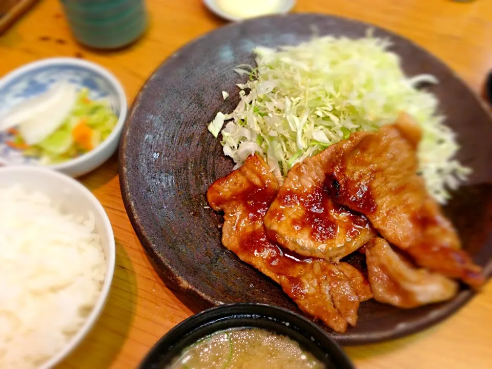 とんかつ屋さんの生姜焼き|ひよこさん