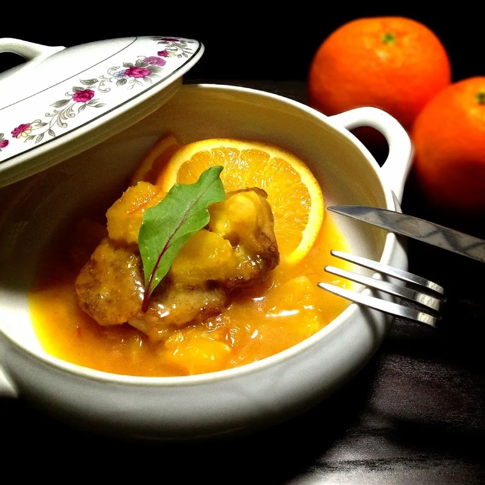 Chicken saute of Orange sauce|nori.co.jpさん