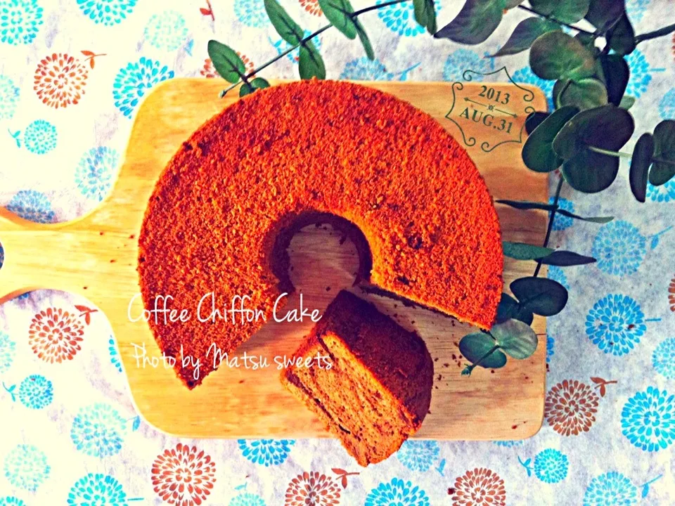 Coffee chiffon cake|Matsu sweetsさん