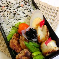 Snapdishの料理写真:旦那サマのお弁当|ゆりっぺ⋆*❁さん