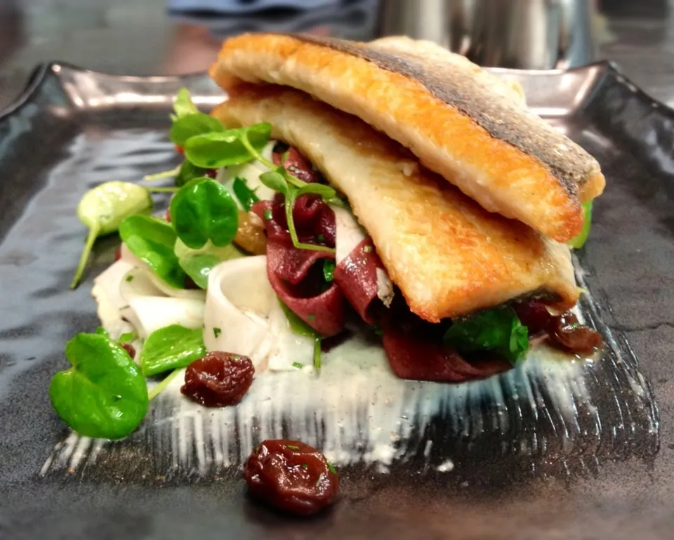 Crispy Trout, Waldorf Salad, Spiced Aioli|Christopher William Beasleyさん