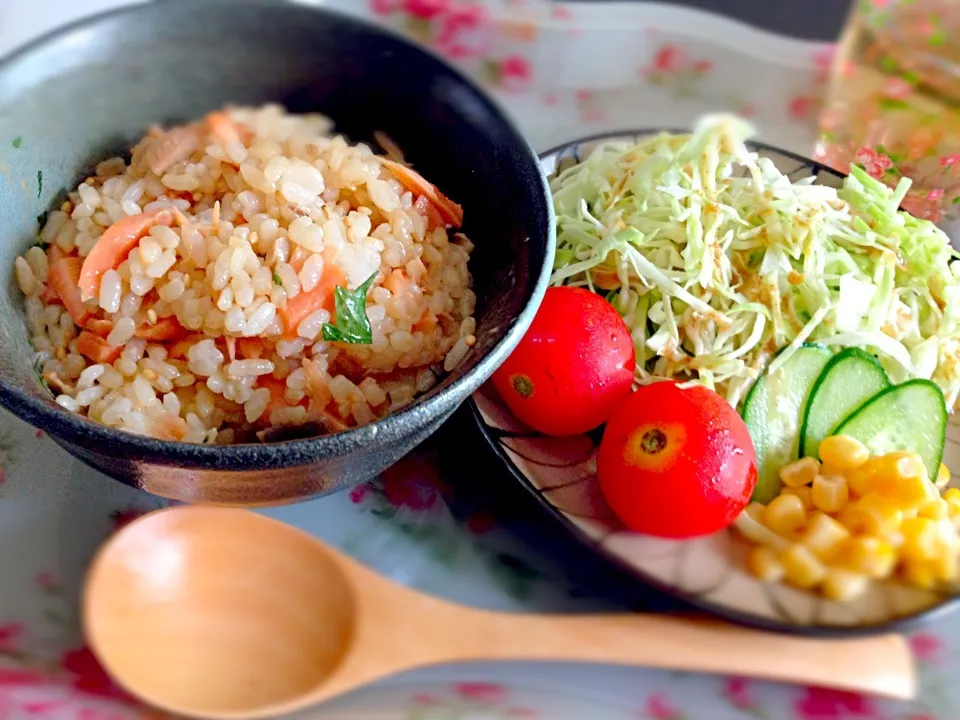 鮭と大葉の混ぜ込みご飯|ちかさん