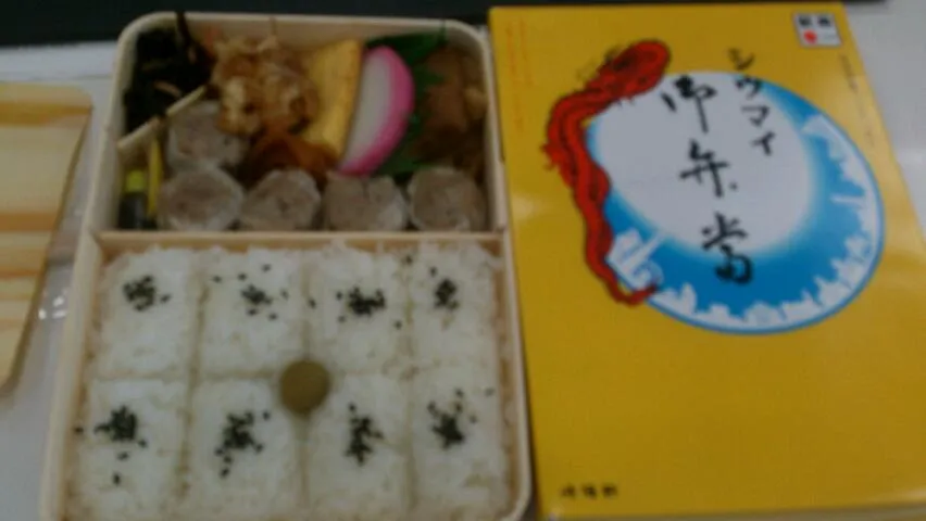 今日のランチは帰社途中に買ったシウマイ弁当。安定した美味しさです。|SATOSHI OOCHIさん