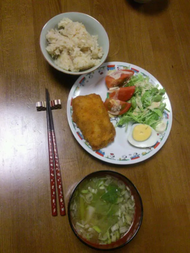 ファミチキ定食|おおくつさん