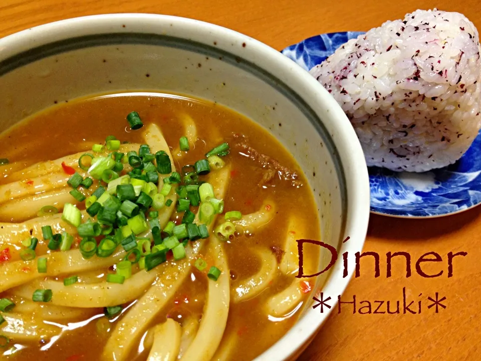 2日目カレーは和風カレーうどんでッ!|Hazukiさん