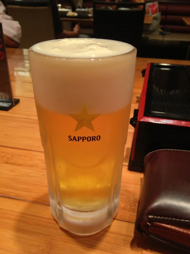 Snapdishの料理写真:Sapporo Draft Beer|PegaOさん