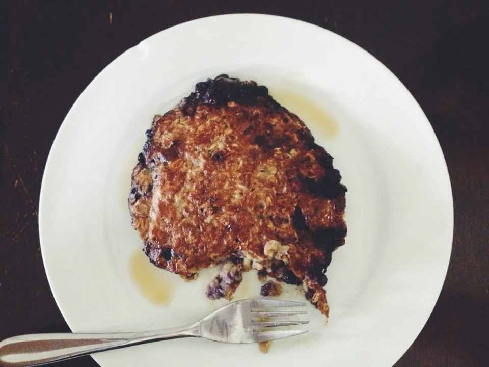 Snapdishの料理写真:Blueberry protein pancake! So good|Miahさん