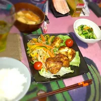 Snapdishの料理写真:とりむね肉の塩麹焼き|もりともーさん