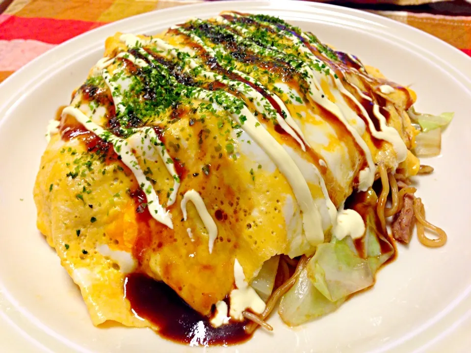 オム出来なかったオム焼きそば|みきさん