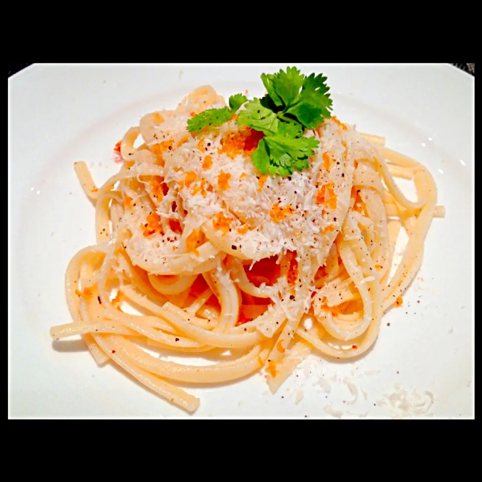 linguine alla bottarga|nick pornchanaさん