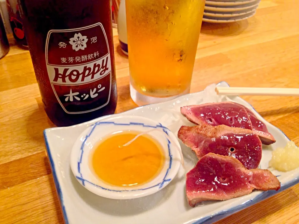 Liver steak rare and Hoppy|do dyuさん