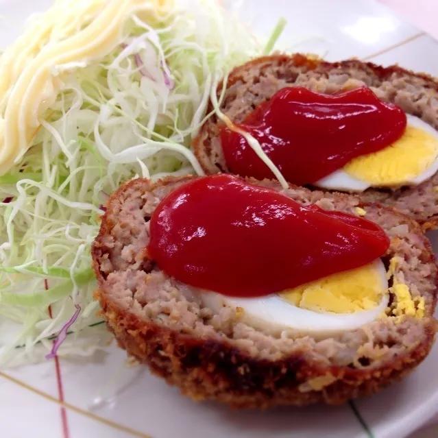 スコッチエッグ at 社員食堂|さるさん