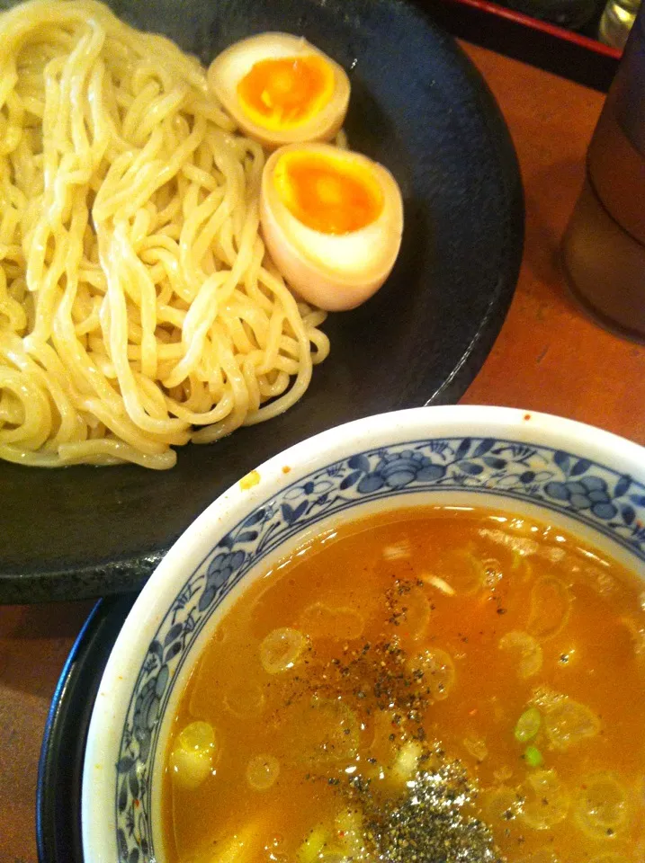 特製醤油つけ麺+半熟味玉@麺場 いさの（東大宮）|Kazuya Miyukiさん