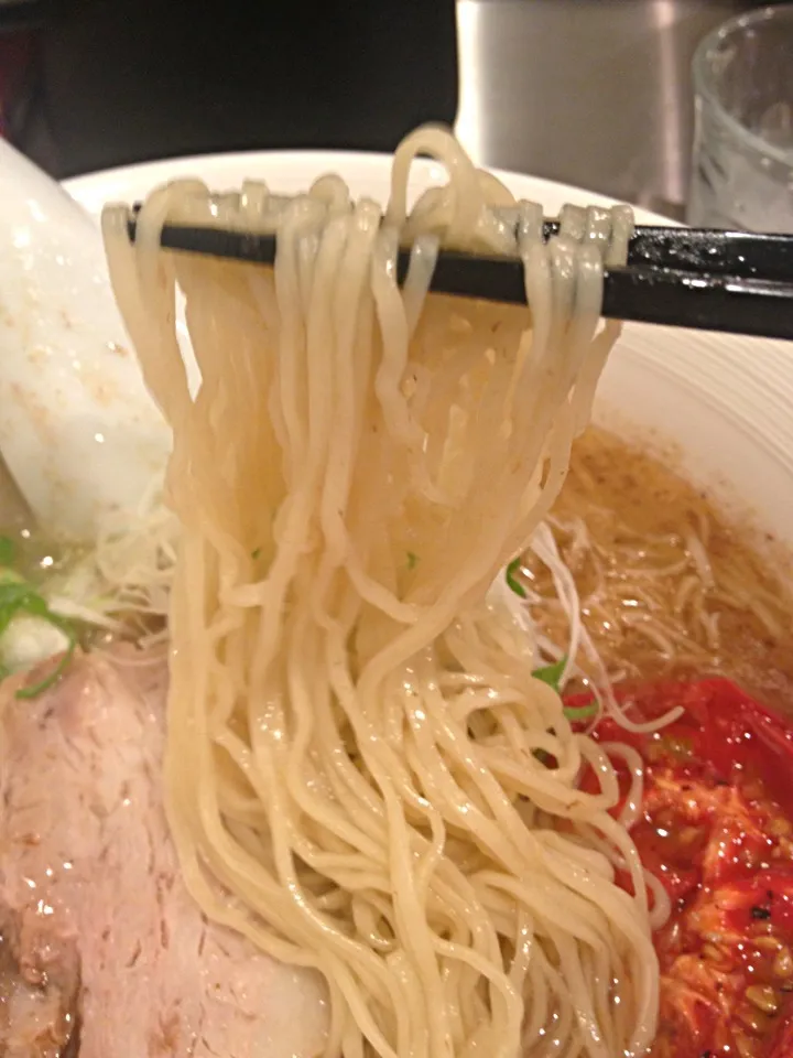 塩ラーメンの麺|morimi32さん