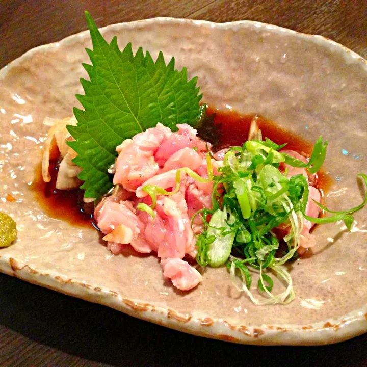 Snapdishの料理写真:鶏のたたき|ゆーちゃんさん