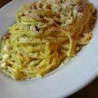 Snapdishの料理写真:生クリームを使わない イタリア流カルボナーラ|mayumayuさん