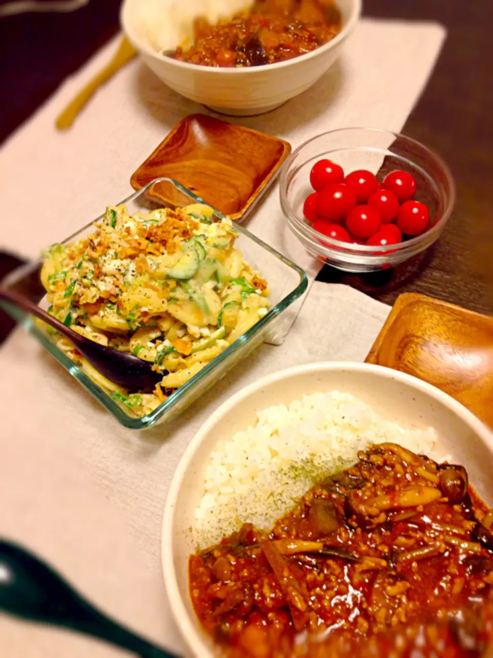 茄子のトマトカレー。|晴雨さん